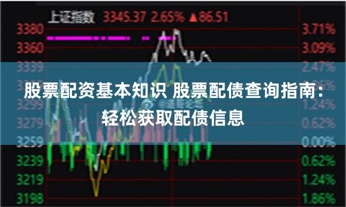 股票配资基本知识 股票配债查询指南：轻松获取配债信息