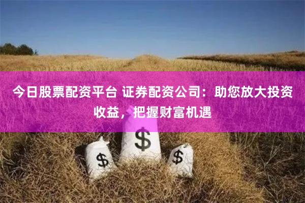今日股票配资平台 证券配资公司：助您放大投资收益，把握财富机遇